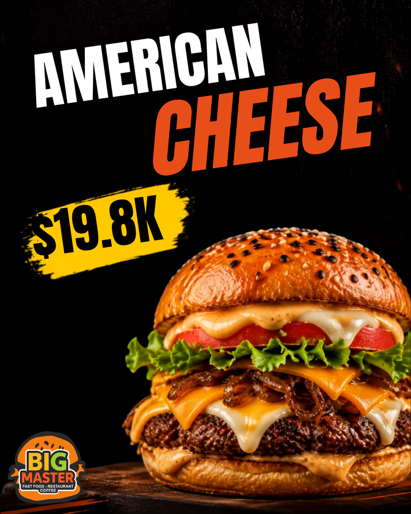 Hamburguesa American Cheese