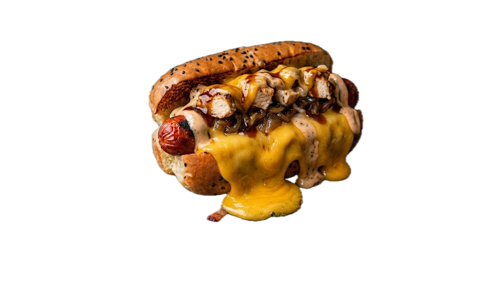 Hot Dog Tempura Chicken